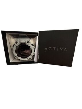 Activa Men's White Digital Sport Watch